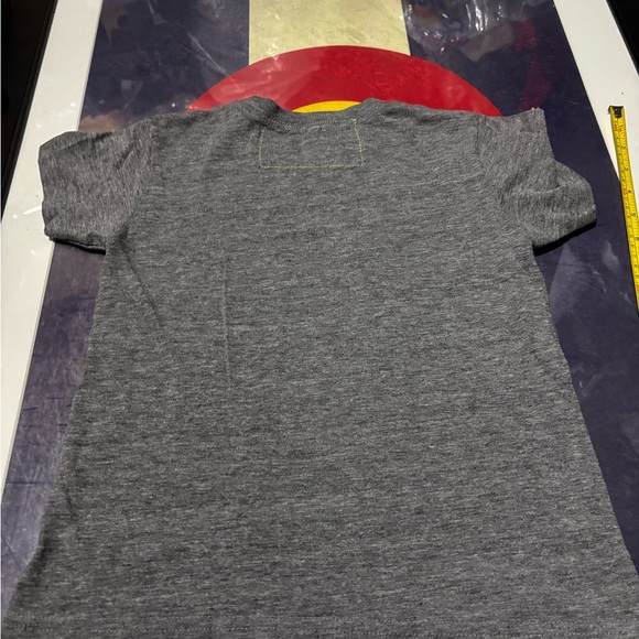 Aviator Nation Kids Gray Venice CA Graphic Tee with Rainbow Stripes - Picture 2 of 4